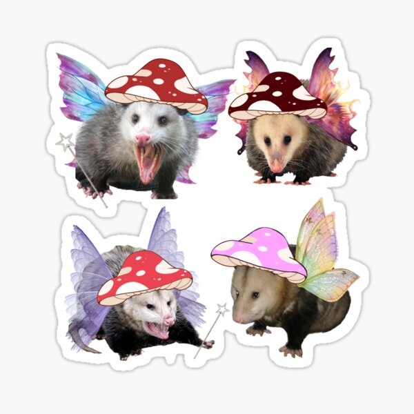 Item preview, Fairy Possums Sticker Pack  designed and sold by CatGirl101.