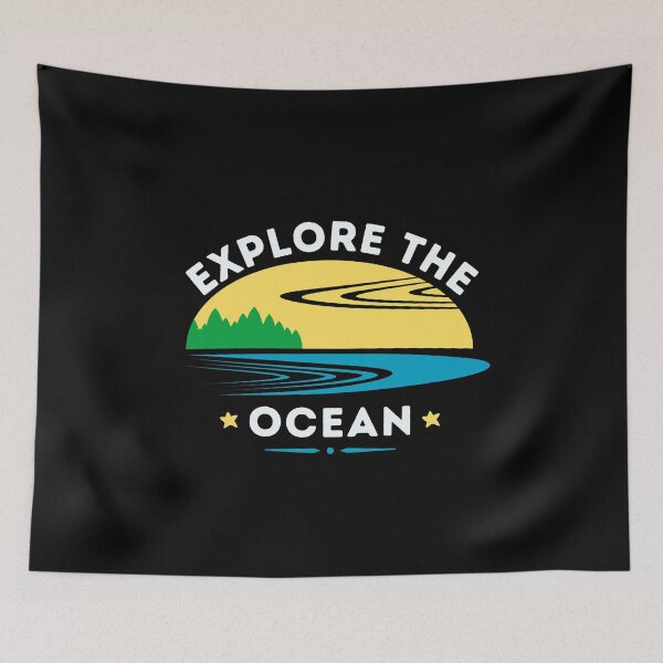 Item preview, Explore The Ocean Cool Adventure Fishing Gift designed and sold by uranus-art.