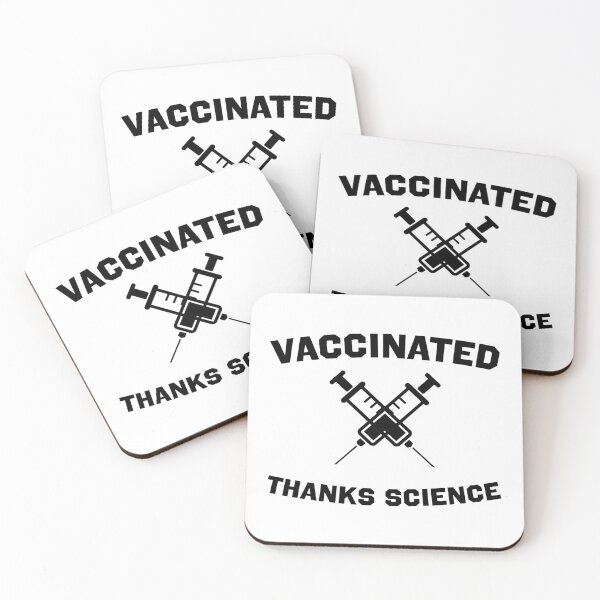 Item preview, Vaccinated - Thanks Science! designed and sold by ForceInept's Shop.