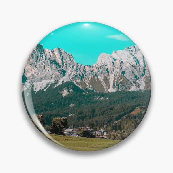 Item preview, Stunning view of a town in the Dolomites designed and sold by Slalon85.