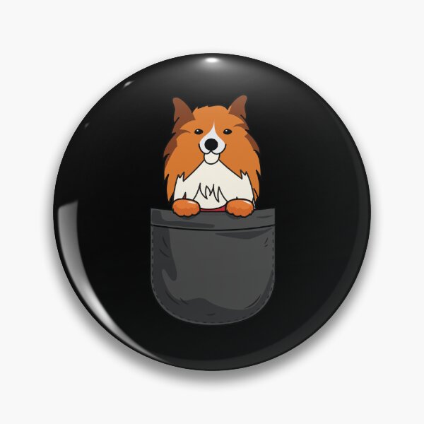 Item preview, Sheltie Dog In Pocket Dog Cute designed and sold by rafaeltto.