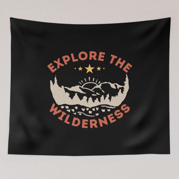 Item preview, Explore The Wilderness  Cool Adventure Camping Hiker Gift designed and sold by uranus-art.