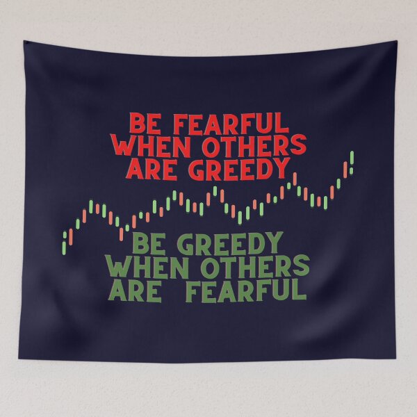 Item preview, Be fearful when others are greedy,Be Greedy when others are  fearful designed and sold by D1ogo.