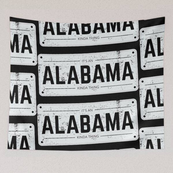 Item preview, It's an ALABAMA kinda thing number plate distressed designed and sold by 133DandC.