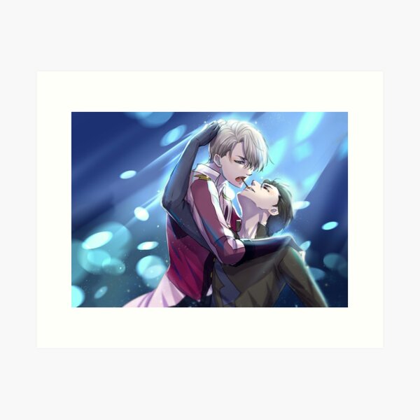 Yuuri & Viktor Dance Art Print