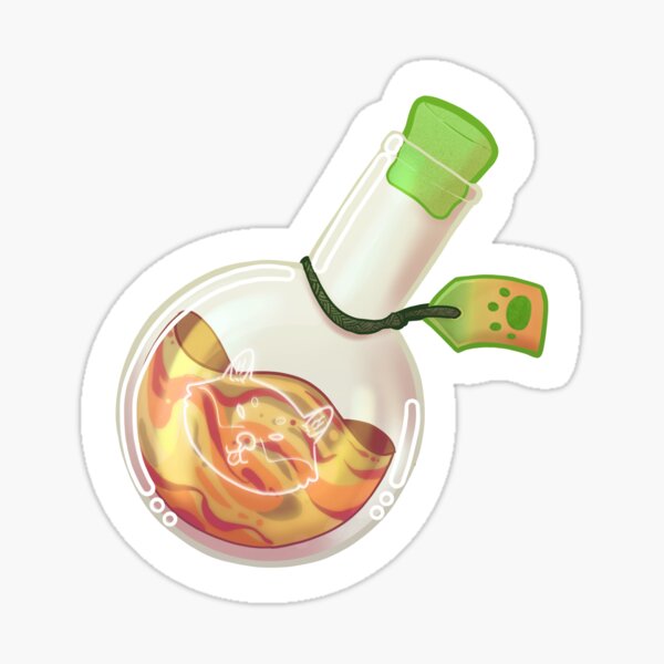 Item preview, Shiba Potion (orange) designed and sold by molieart.