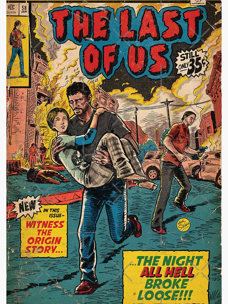 The Last of Us - Intro comic cover fan art Spiral Notebook for