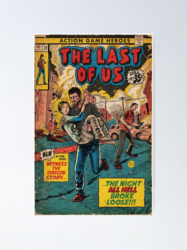 The Last of Us - Intro comic cover fan art Poster for Sale by MarkScicluna