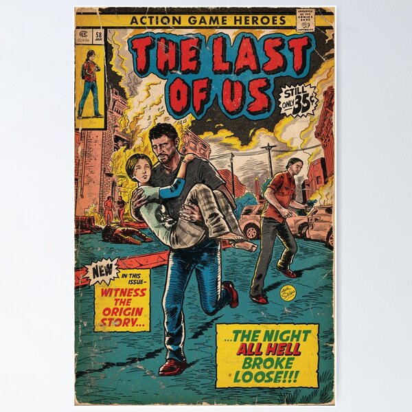 The Last of Us - Intro-Comic-Cover-Fankunst Poster