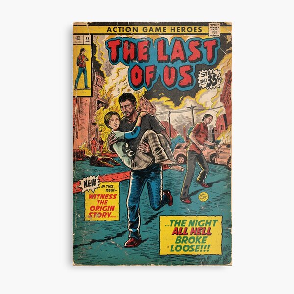 The Last of Us - Intro comic cover fan art Metal Print