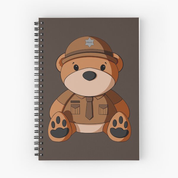 Item preview, State Trooper Teddy Bear designed and sold by Alisha Ober Designs.
