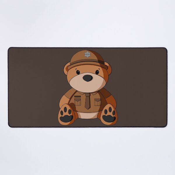 Item preview, State Trooper Teddy Bear designed and sold by Alisha Ober Designs.