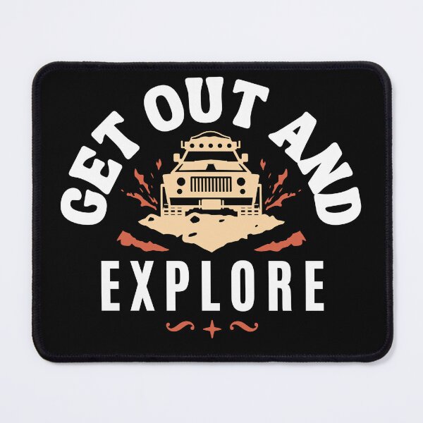 Item preview, Get out and Explore Cool Adventure Camping Hiker Gift designed and sold by uranus-art.