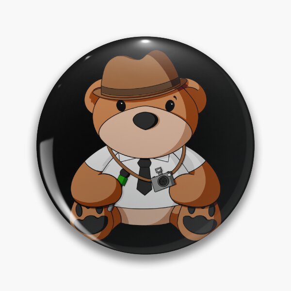 Item preview, Press Teddy Bear designed and sold by Alisha Ober Designs.