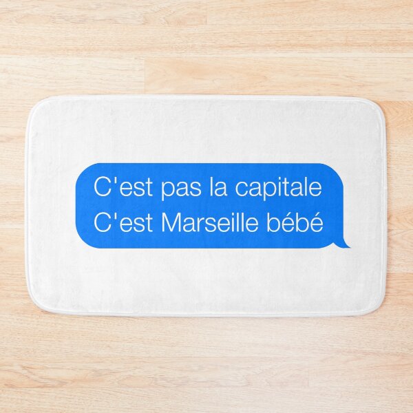 Item preview, Message "It's not the capital, it's Marseille baby" (Organized Band) designed and sold by AbsolutMango.