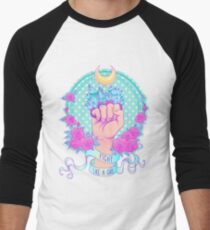 Fight Like A Girl Men's Baseball ¾ T-Shirt