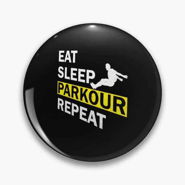 Item preview, Eat Sleep Parkour Repeat Funny Jumping Parkour Freerunning designed and sold by Quickhappy.