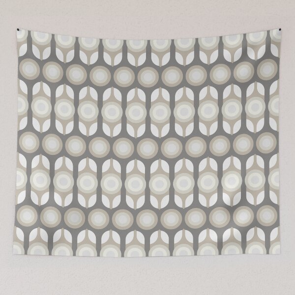 Item preview, Sirkel, Retro Mod Circle and Oval Pattern designed and sold by BesanoStyle.