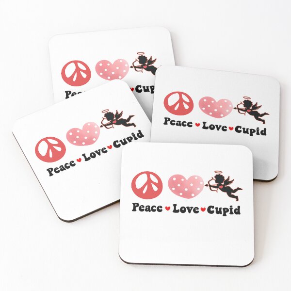 Item preview, Peace Love Cupid, Cuter Than Cupid designed and sold by SportyDogShop.