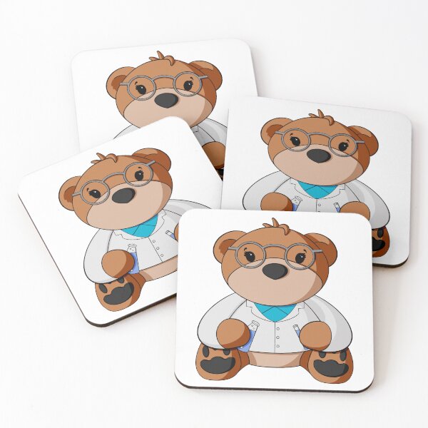 Item preview, Scientist Teddy Bear designed and sold by Alisha Ober Designs.