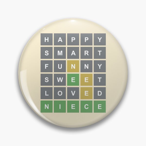 Item preview, Niece Wordle style designed and sold by eldram.