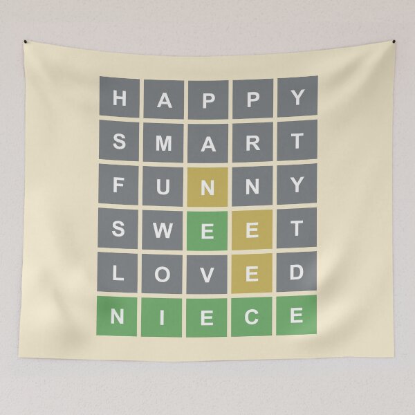 Item preview, Niece Wordle style designed and sold by eldram.