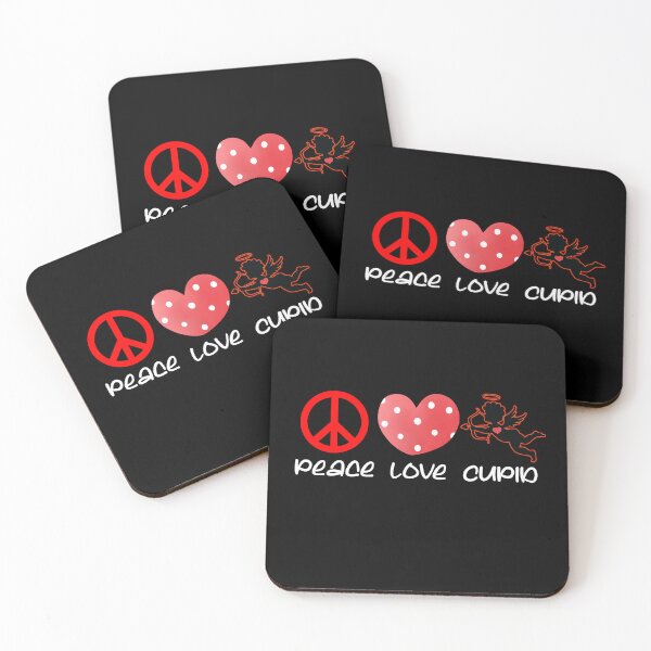 Item preview, Peace Love Cupid, Cuter Than Cupid designed and sold by SportyDogShop.