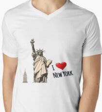 New York, New York Men's V-Neck T-Shirt