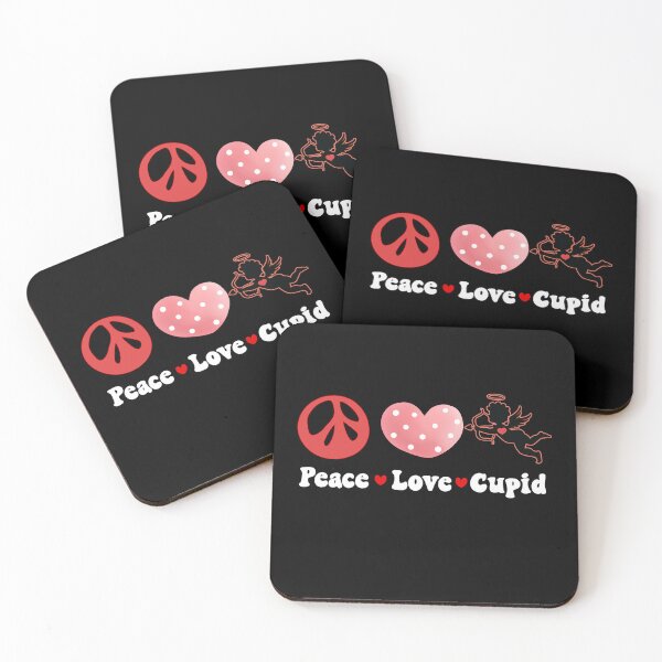 Item preview, Peace Love Cupid, Cuter Than Cupid designed and sold by SportyDogShop.