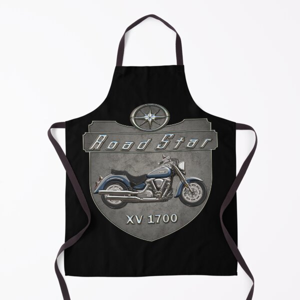 Item preview, Concrete Shield Road Star XV1700 Blue Silver designed and sold by KlaraBubble.