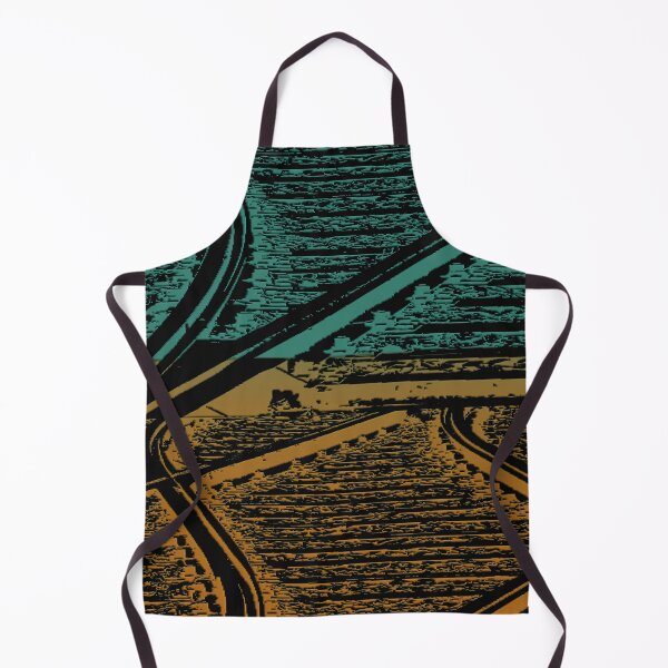 Item preview, FUNNY PATTERN WITH ABSTRACT GEOMETRIC LINES OF RAILROAD TRACKS - UNIQUE COLLECTION OF RAILROAD ART PATTERNS (N°1). designed and sold by Ralek.
