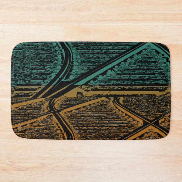 Item preview,  FUNNY PATTERN WITH ABSTRACT GEOMETRIC LINES OF RAILROAD TRACKS - UNIQUE COLLECTION OF RAILROAD ART PATTERNS (N°1). designed and sold by Ralek.