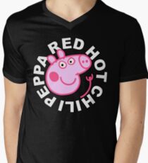 Red Hot Chili Peppa Men's V-Neck T-Shirt