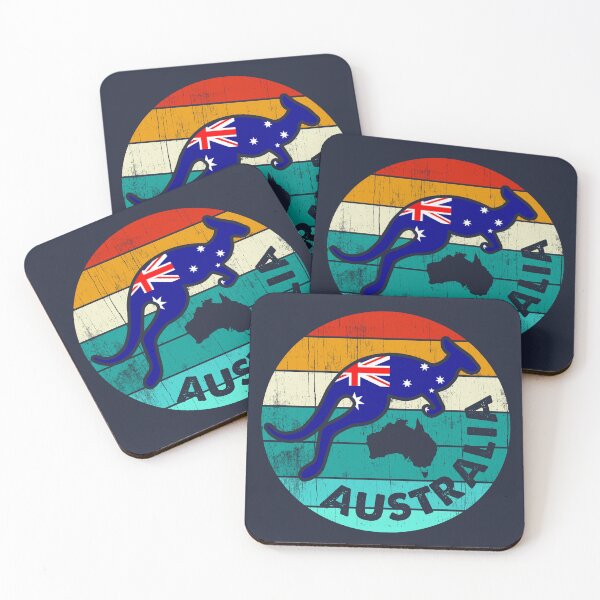 Item preview, Australia Day - Funny Australian Kangaroo Vintage designed and sold by NUMAcreations.