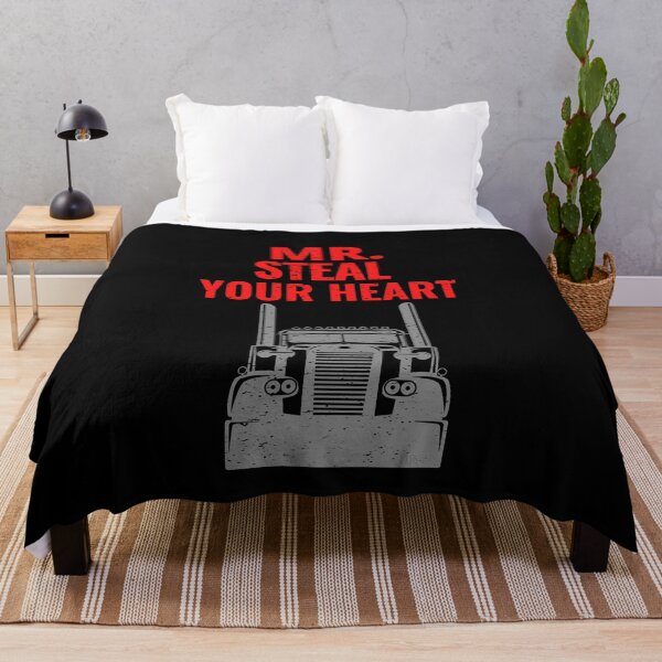 Item preview, Mr Steal Your Heart Valentines Day Trucker Big Truck Over The Road Trucking Truck Driver designed and sold by CarantinedChaos.