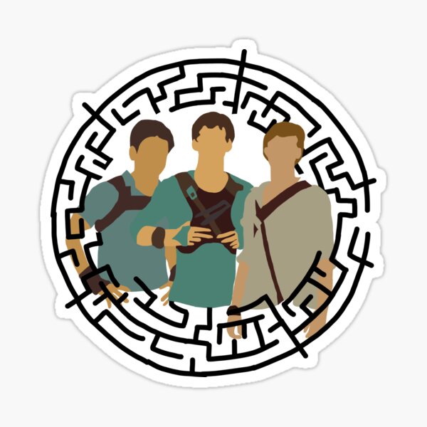 Maze Runner - Minho, Thomas, Newt Sticker for Sale by AngeliaLucis