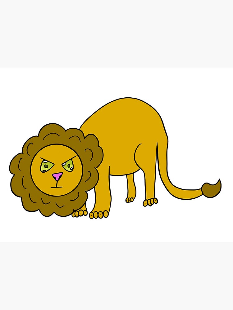 "Leo the lion" Art Print for Sale by Sokiawolf Redbubble