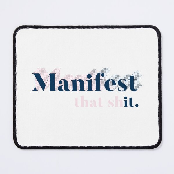 Item preview, Manifest that shit - blue pink gradient designed and sold by synthesizer.