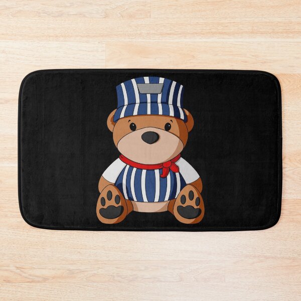 Item preview, Train Conductor Teddy Bear designed and sold by Alisha Ober Designs.