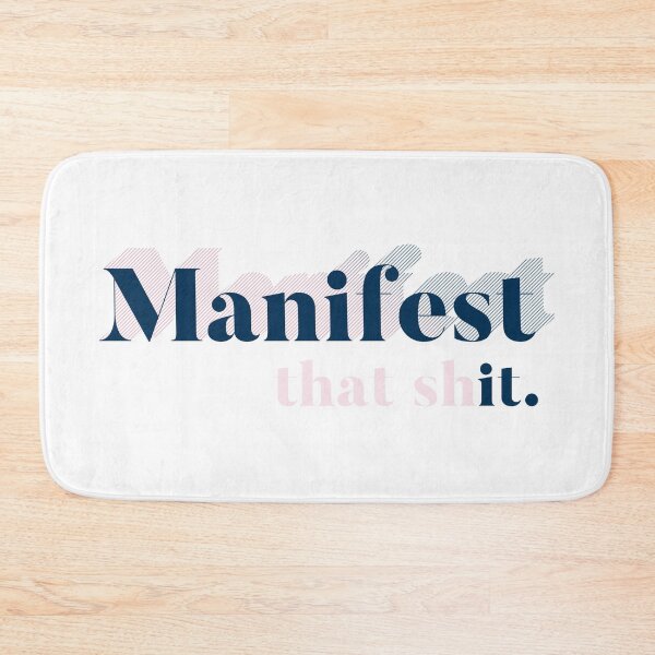 Item preview, Manifest that shit - blue pink gradient designed and sold by synthesizer.
