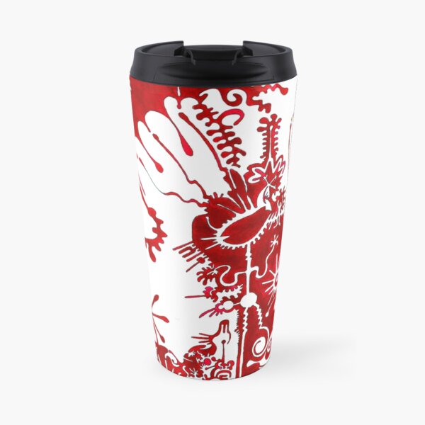 This is a red dream Travel Mug