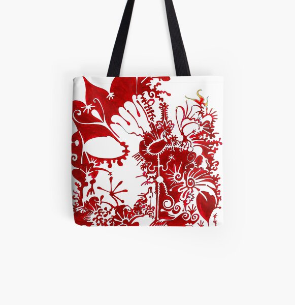 This is a red dream All Over Print Tote Bag