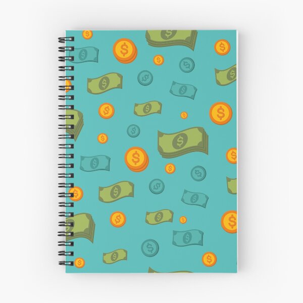 Item preview, Money Seamless Pattern with Coins and Banknotes designed and sold by ivector.