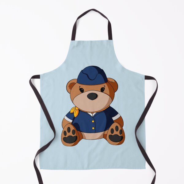 Item preview, Female Pilot Teddy Bear designed and sold by Alisha Ober Designs.