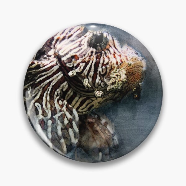 Item preview, Lionfish beautiful watercolor designed and sold by Grégory DUBUS.