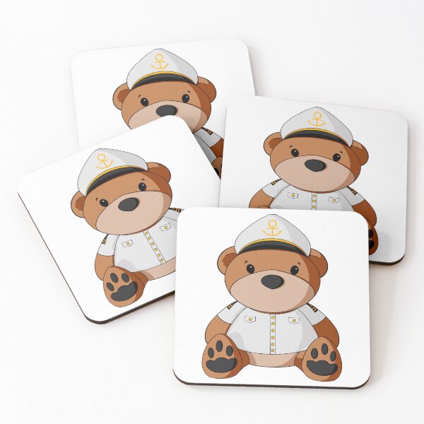 Item preview, Cruise Captain Teddy Bear designed and sold by Alisha Ober Designs.