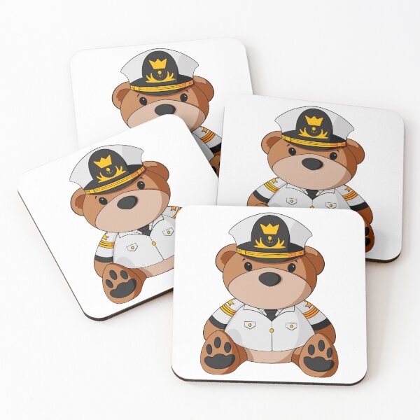 Item preview, Ship Captain Teddy Bear designed and sold by Alisha Ober Designs.
