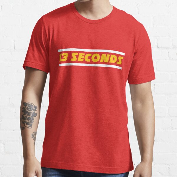 13 seconds chiefs shirt Essential T-Shirt for Sale by Azalnchop