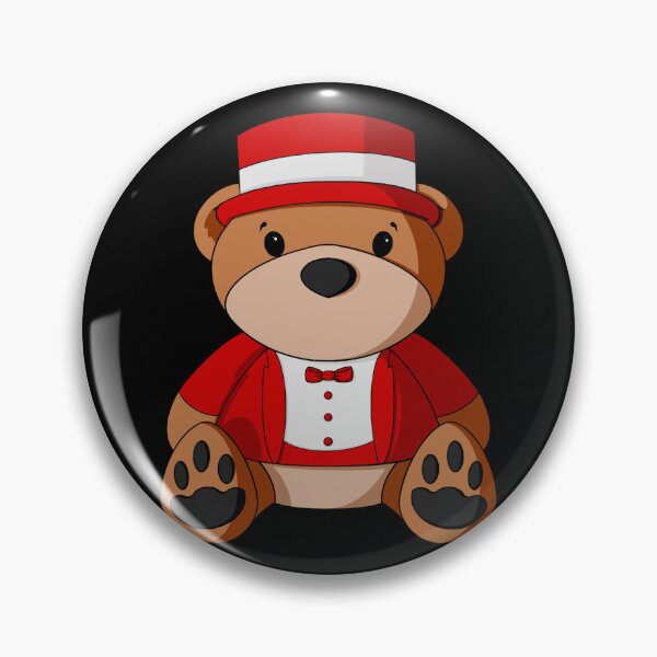 Item preview, Circus Ringmaster Teddy Bear designed and sold by Alisha Ober Designs.