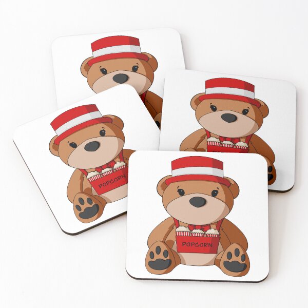Item preview, Circus Popcorn Vendor Teddy Bear designed and sold by Alisha Ober Designs.